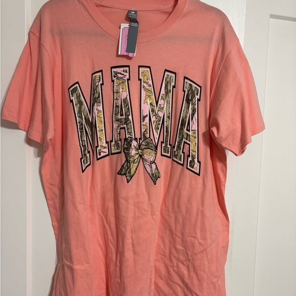 Simply Southern Tops - Simply Southern Peach Graphic Tee